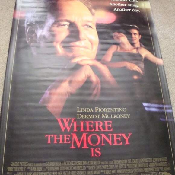 WHERE THE MONEY IS - MOVIE BANNER - STARRING PAUL NEWMAN - Picture 2 of 6